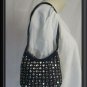 NINE WEST SMALL DENIM SILVER STUD STUDDED PURSE HANDBAG