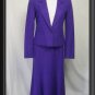 Womens XS S Purple PENDLETON Wool Full Skirt Suit Set
