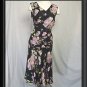 Sheer Floral TALBOTS Silk DROP WAIST Dress SIZE 10 NWT