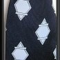Vintage 70's Diamond Pattern Polyester Tie 4.5" WIDE