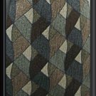 Abstract MODULES Tie 61 Long X 4 Wide Silk Brown Green