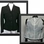 Womens 6 P M Black STRESA Military Look Blazer Jacket