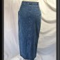VINTAGE 80'S WOOLRICH Dark Wash Denim Jeans Skirt  XS 0