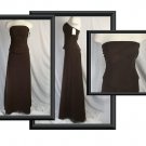 S MARI LEE Chiffon LONG 2PC DRESS SKIRT CORSET Set  NEW
