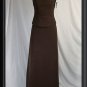 S MARI LEE Chiffon LONG 2PC DRESS SKIRT CORSET Set NEW