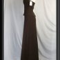 S MARI LEE Chiffon LONG 2PC DRESS SKIRT CORSET Set NEW