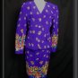 RICKIE FREEMAN Purple TERI JON Silk Skirt SUIT Scarf 10