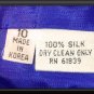 RICKIE FREEMAN Purple TERI JON Silk Skirt SUIT Scarf 10