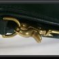 VINTAGE COACH DARK GREEN LEATHER CROSS BODY PURSE  5130