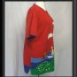 QUACKER FACTORY Long Red LIGHT HOUSE Sweater Women L XL
