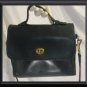 VTG CLASSIC COACH BLACK LEATHER CROSS BODY PURSE  9870
