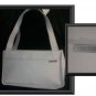 LARGE KENNETH COLE REACTION NYLON TAUPE PURSE HAND BAG