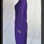 12   ST JOHN MARIE GRAY DRESS Purple Skirt Set CRYSTALS
