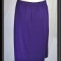 12   ST JOHN MARIE GRAY DRESS Purple Skirt Set CRYSTALS