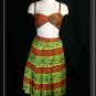 VINTAGE ADELE SIMPSON SET SKIRT JACKET BRA SUN SUIT M L