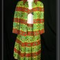 VINTAGE ADELE SIMPSON SET SKIRT JACKET BRA SUN SUIT M L
