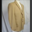 MENS 42 TAN JACKET CAMEL HAIR BLAZER SPORT COAT SPRING