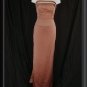 Long Formal COPPER JORDAN STRAPLESS SHEATH Dress Sz 6 M