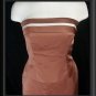 Long Formal COPPER JORDAN STRAPLESS SHEATH Dress Sz 6 M