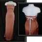 Long Formal COPPER JORDAN STRAPLESS SHEATH Dress Sz 6 M