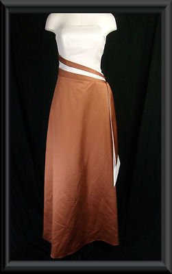 Long Formal COPPER PEARL JORDAN STRAPLESS Dress  Sz 6 M