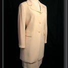 WOMENS 10 L 10P LONG JACKET SKIRT NEW Suit TAHARI Peach