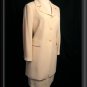 WOMENS 10 L 10P LONG JACKET SKIRT NEW Suit TAHARI Peach