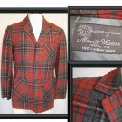 Mens S M  VINTAGE 50'S 60'S WOOL HUNTING JACKET MERRILL