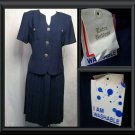 LESSLIE FAY Skirt Suit NEW NWT Womens 12 12P L WASHABLE