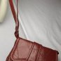 Vintage Brown 70's Patchwork Faux Leather Wrist Purse