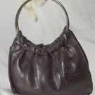 Vintage Brown Silver 70's Style Evening Bag Small Purse
