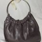 Vintage Brown Silver 70's Style Evening Bag Small Purse