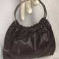 Vintage Brown Silver 70's Style Evening Bag Small Purse