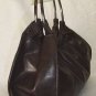 Vintage Brown Silver 70's Style Evening Bag Small Purse