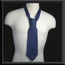 PERRY ELLIS PORTFOLIO 100% Silk Tie Light Dark Blue 4"
