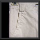 ANA White Stretch CAPRI Cropped PANTS WOMENS Size 8 M