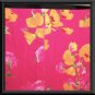 FLORAL PINK Stretch CAPRI Cropped PANTS WOMENS 14 L XL