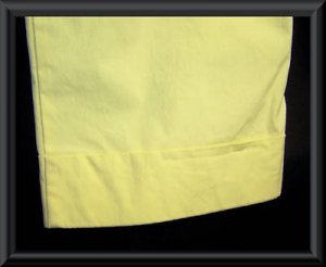 NEW YORK & CO Yellow Stretch CAPRI Crop PANTS Sz 4 S XS