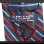Silk Handmade Roundtree Yorke Mens Neck Tie Stripes 60"