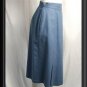 VINTAGE Long WOOL Blue Vintage Panther Straight Skirt