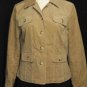 Womens Brown Cord VILLAGER Stretch Jacket M 6 POCKETS