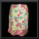 HEART SOUL Stretch Skirt Juniors 7 M Womens S FLORAL