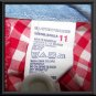 TOMMY JEANS Red White Check Skirt Juniors 11 L Womens M