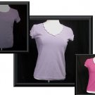 LOT OF 3 GAP Womens Size M T-Shirt STRETCH Tops Purple