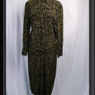 JONES NEW YORK  6 S M RAYON Skirt Top Shirt Outfit Blue