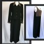 Long BLACK GOLD GLITTER Tank Dress Jacket EVENING  12 L