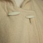 GEIGER Long BOILED WOOL Sweater COAT Off White 36 M L