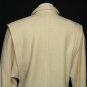 GEIGER Long BOILED WOOL Sweater COAT Off White 36 M L