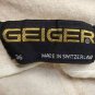 GEIGER Long BOILED WOOL Sweater COAT Off White 36 M L