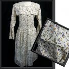Size 4 S M DAVID BENJAMIN Modest Prairie Dress Floral